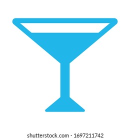 
Vector image of glass icon illustration