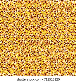 Vector image of gold glitter. Golden texture template for posters,invitations.
