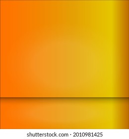 Vector image of golden gradient background