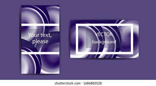 Vector image of gradient circles in a chaotic order. Set of geometric templates for invitations, cards, presentations, greetings, business. Vector abstract circles. Modern cover template, eps