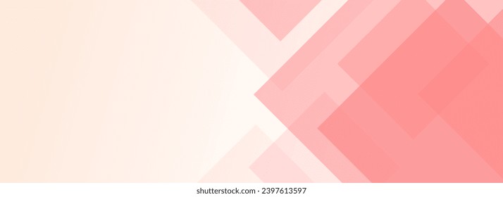 Vector image of a gradient color background with randomly arranged pink geometric patterns