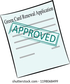 green card renewal application forn