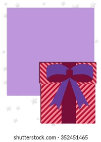 vector image greeting card handmade