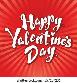 vector image for greeting cards, greetings happy Valentine's Day