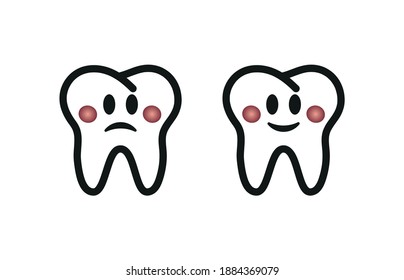 Vector Image. Grinding Wheel Icon. Image Dental Health Care For Children.