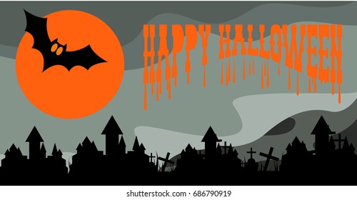 vector image halloween illustration