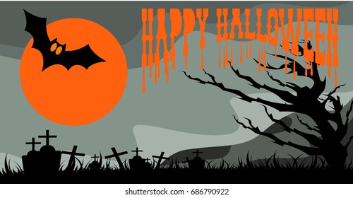 vector image halloween illustration