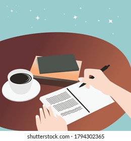 Vektorbild einer handgezeichneten Illustration mit Stift