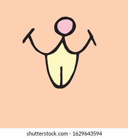 
Vector image Hand-drawn. Abstract manifestations of emotions. Design for greeting cards, prints, textiles, wallpaper, covers.