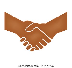 Vector image of handshake