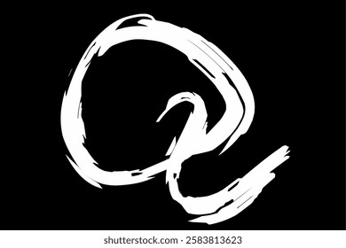 Vector image of handwritten initial letter Q. Creative Alphabet Letter Q Logo Design with Icon Vector Illustration