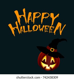 vector image happy halloween