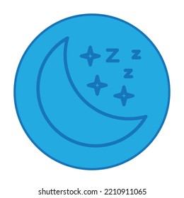vector image health icons with blue background and dark blue lines