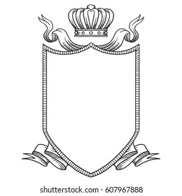 Heraldic Shield Stock Illustration 184072709 | Shutterstock