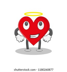 vector image of holy heart