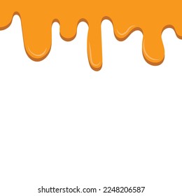 Vector image of honey drips. Element for honey logo