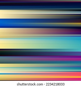 Vector image with horizontal defocused thin lines
