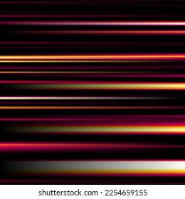 Vector image with horizontal defocused thin lines