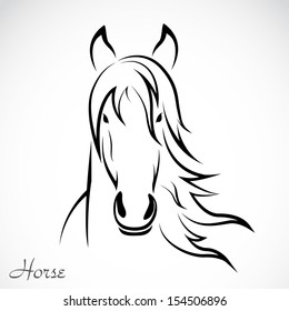 Vector image of an horse