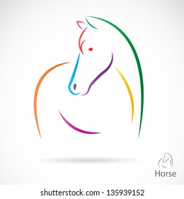Vector image of an horse , illustration - vector