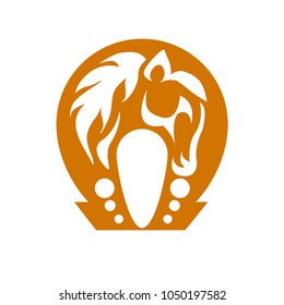 vector image of a horseshoe