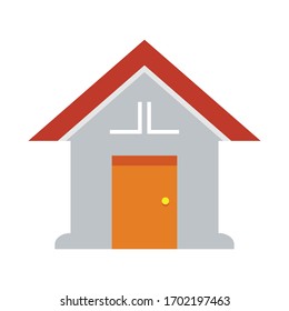 Vector image of house vector illustration