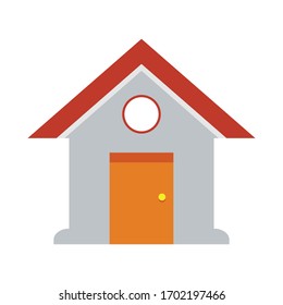 Vector image of house vector illustration