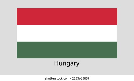 Vector Image Of Hungary Flag