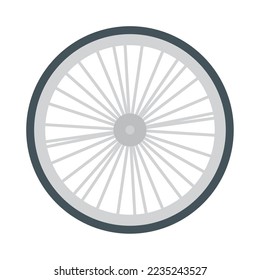 vector image icon of bicycle tires with white background