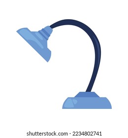 icono de imagen vectorial de lámparas de escritorio con fondo blanco
