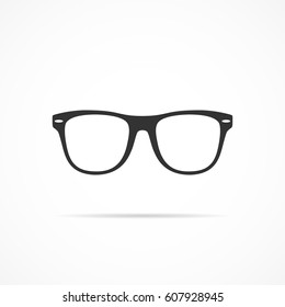 Vector image of the icon glasses.