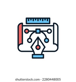 Vector Image icon in vector. Illustration