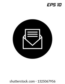 Vector image of icon mail , vector
