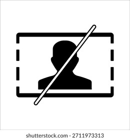 Vector image icon, no image symbol. Image coming soon. No photo available. Missing or missing image sign for website or mobile app.
