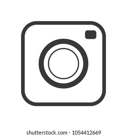 Vector image of icon photo camera