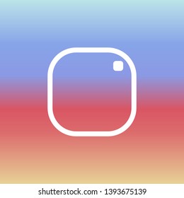 Vector image of icon photo camera.