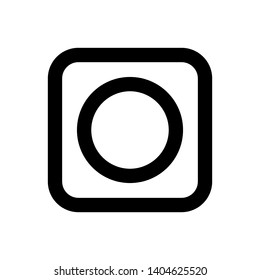 Vector image of icon photo camera.