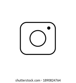 Vector image of icon photo camera instagram