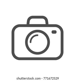 Vector image of icon photo camera