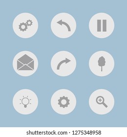 Vector image. Icon set.
