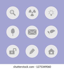 Vector image. Icon set.