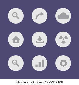 Vector image. Icon set.