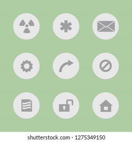 Vector image. Icon set.