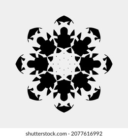 vector image illustration for beautiful room decoration with serenity character