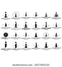 vector image illustration of a collection of camel logos