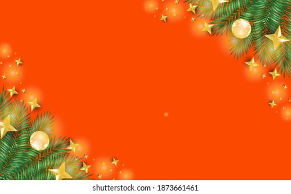 
vector image illustration of crystal ball and twinkling stars background