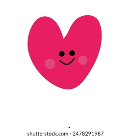 vector image illustration of a love heart