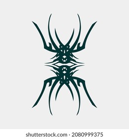 vector image illustration for unique insect-like wall ornaments