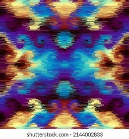 Imagen vectorial con imitación de textura de datamoshing de grano.