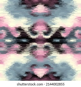 Imagen vectorial con imitación de textura de datamoshing de grano.